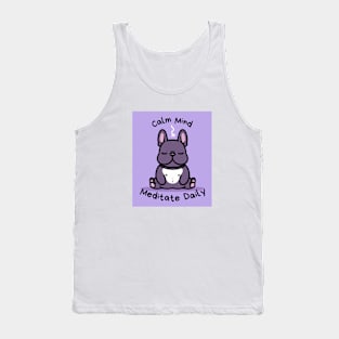 Kawaii Cute Yoga Meditating bullgo Tank Top